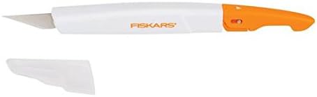Fiskars 165110-1001 Easy Change Detail Craft Knife No. 11 blade, Orange/White