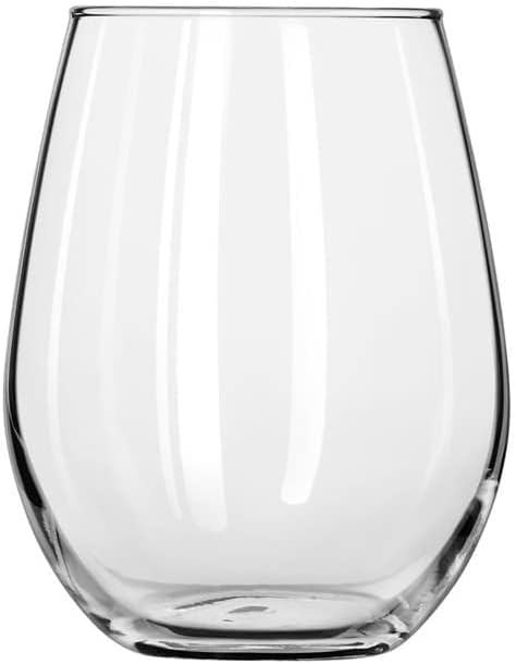 AMZ Empire Modern Stemless Wine Drinking Glasses 11.75 oz/Set of 6 With Coasters and Pourer