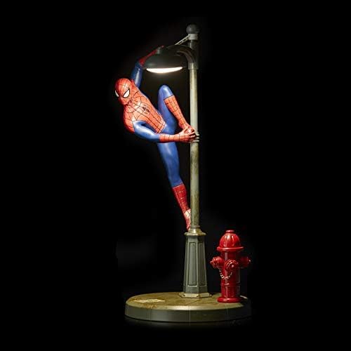 Paladone Spiderman Desk Lamp - Officially Licensed Disney Table Light, Marvel Streetlight Spider Man Spotlight, Gift for Multiverse Fans