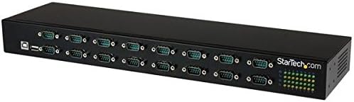 StarTech USB to Serial Hub - 16 Port - COM Port Retention - Rack Mount and Daisy Chainable - USB to RS232 Hub, TAA