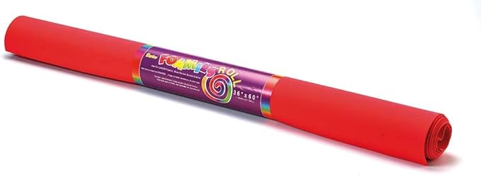 Darice Foam Roll 36"x60"-Red