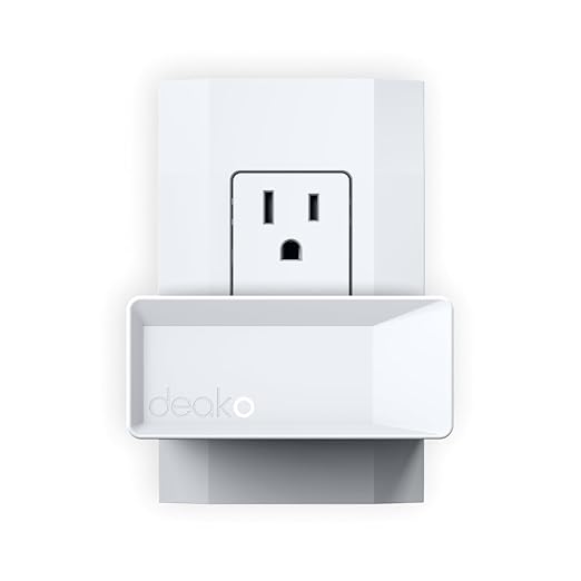 Deako Smart Plug, Compatible with Alexa, Google Assistant, Samsung SmartThings, Remote App Control, 15A/120V, White