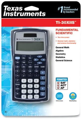 TI-30X IIS Scientific Calculator, 10-Digit LCD, Black, Sold as 50 Pack