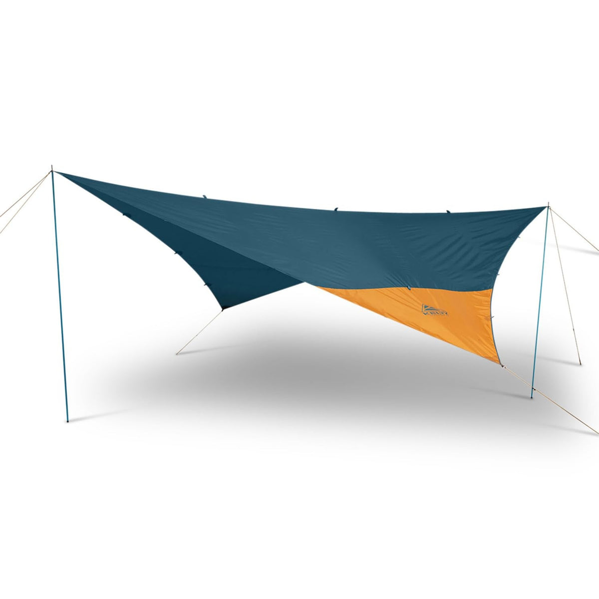 Kelty Noah’s Tarp Sun Shelter and Multi-Use Awning Rainfly, Portable Canopy UV Protection, Waterproof + Durable, 3 Sizes for Customized Pitch (12ft)