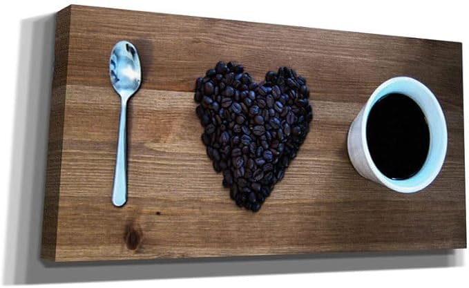 Cortesi Home 'I Love Coffee' by Nicklas Gustafsson, Canvas Wall Art, 20"x40"