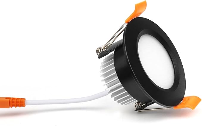 YGS-Tech 3 Inch LED Recessed Lighting, Dimmable Downlight 5W(40W Halogen Equivalent), CRI80, 5000K Daylight White, Ceiling Light with LED Driver(1 Pack)