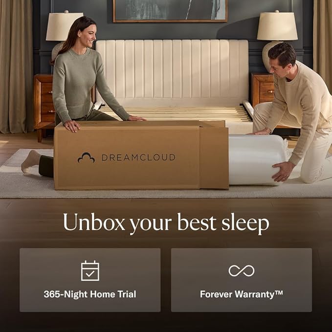 Luxe 14" King Mattress - Luxury Hybrid Gel Memory Foam - 365 Night Trial - Fiberglass Free - Forever Warranty - Mattress in a Box - CertiPUR-US Certified