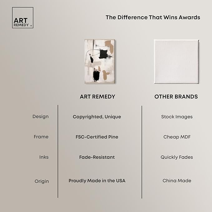 Art Remedy Strings in Abstraction Canvas Muted Abstract Wall Art, Gallery Wrapped, 30" x 45"