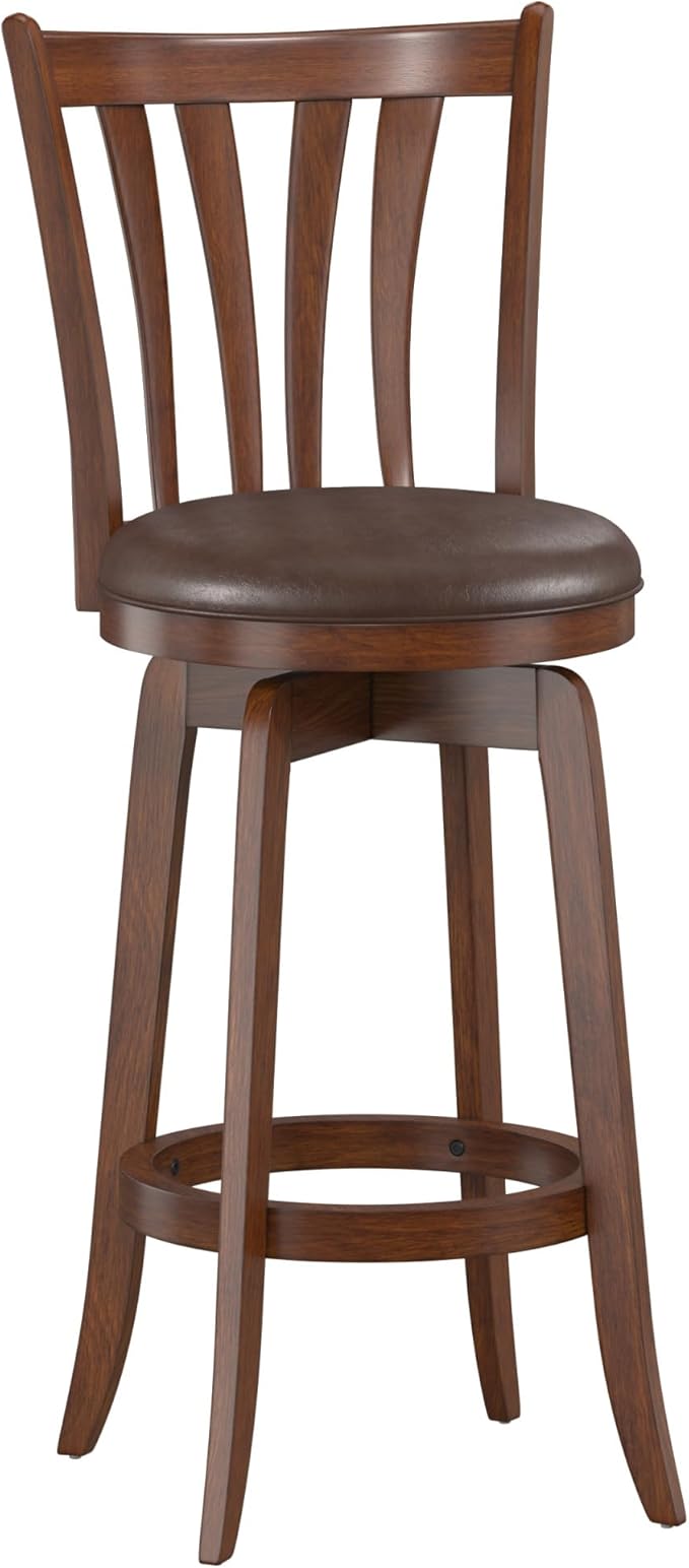 Hillsdale Savana Swivel Bar Stool, Cherry
