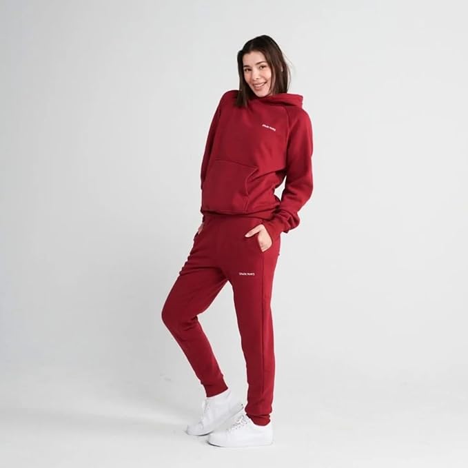 Spark Paws Human Hoodie - Premium Quality, Buttery Soft, Superior Comfort and Fit, Calming Fleece Interior, Suitable for All Styles - Burgundy - XL