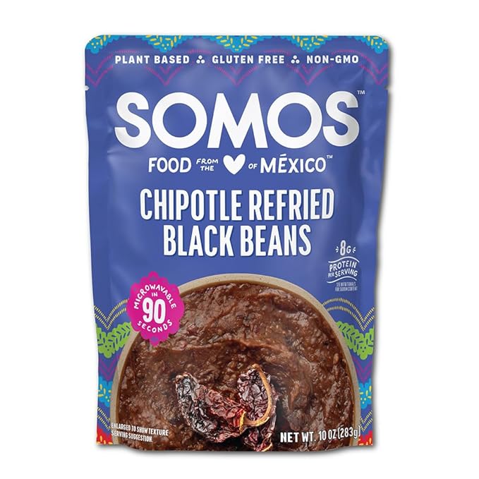 Somos Beans Refried Chipotle 10 OZ