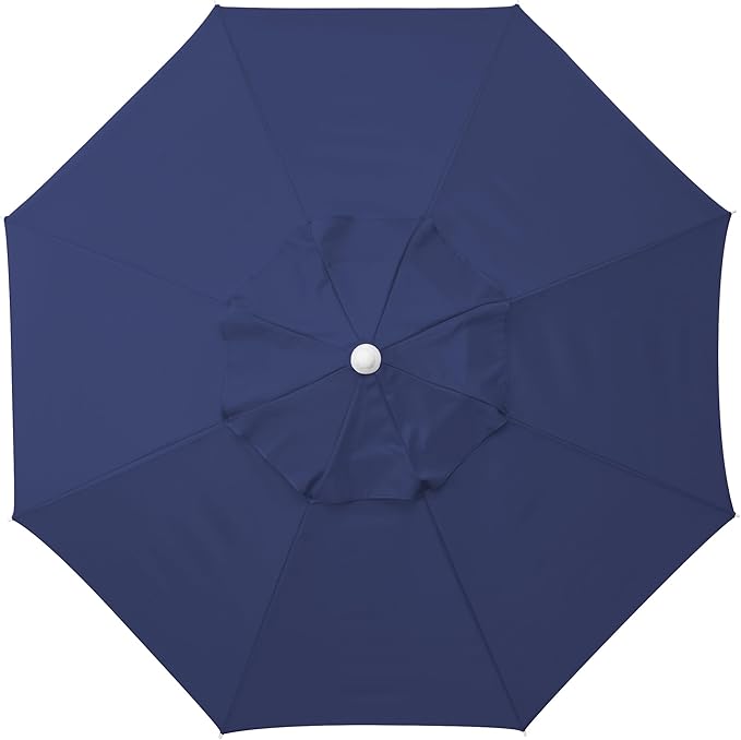 PICNIC TIME 5.5 Ft Portable Beach Umbrella, Lightweight UV Protection Sunshade with Tilt Pole & Carry Bag, Outdoor Canopy Umbrella for Beach, Sand, Pool, Patio, Camping, Travel, or Backyard Shade, (Navy Blue)