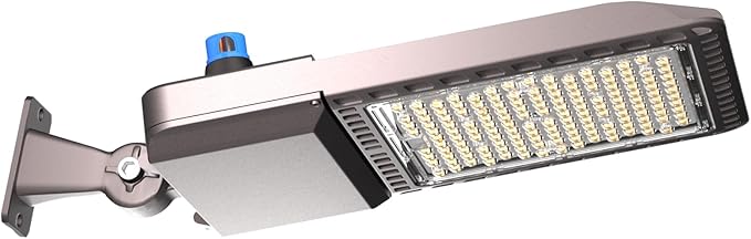 Lightdot 240W LED Parking Lot Light 33600LM 5000K Street LED Pole Lights Outdoor with Slipfitter Mount, IP65 Parking Lot Lights Commercial with Photocall for 30-45Ft Pole