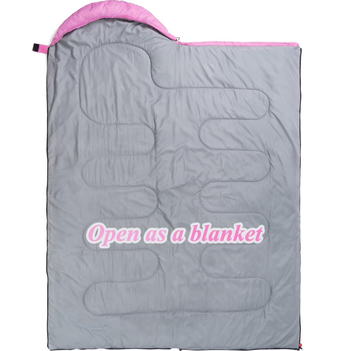 Sleeping Bag - 3 Seasons for Adults Boys Girls Camping Hiking - Warm Cold Weather Lightweight Portable with Compression Bag for Backpacking in Spring, Summer, Fall and Winter