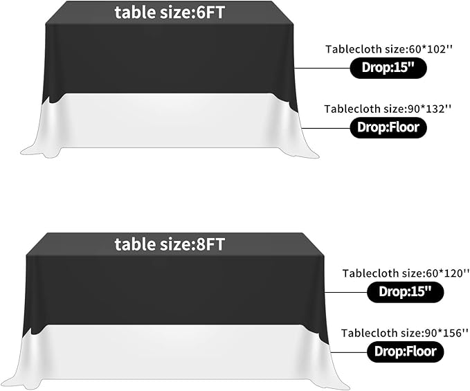 Fokitut 2 Pack Waterproof Rectangle Tablecloth, 60x120 Inch,Stain Resistant and Wrinkle Polyester Table Cloth, Fabric Table Cover for Kitchen Dining, Wedding, Party, Holiday Dinner-Yellow