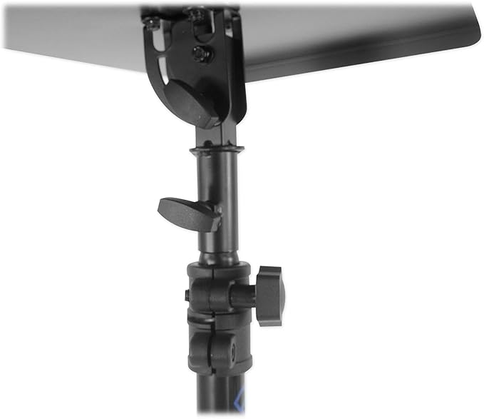 Rockville + DJ Tripod Laptop/Tablet/Ipad Stand with Dual Trays + RLS67 Professional