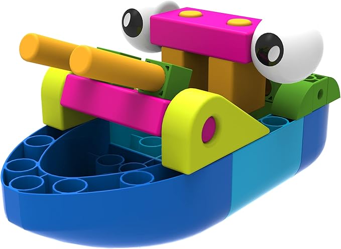 Thames & Kosmos Kids First Boat Engineer STEM Experiment Kit for Young Learners, Build 10 Non-Motorized Models, Play & Learn with Storybook Manual, Parents’ Choice Gold Award Winner