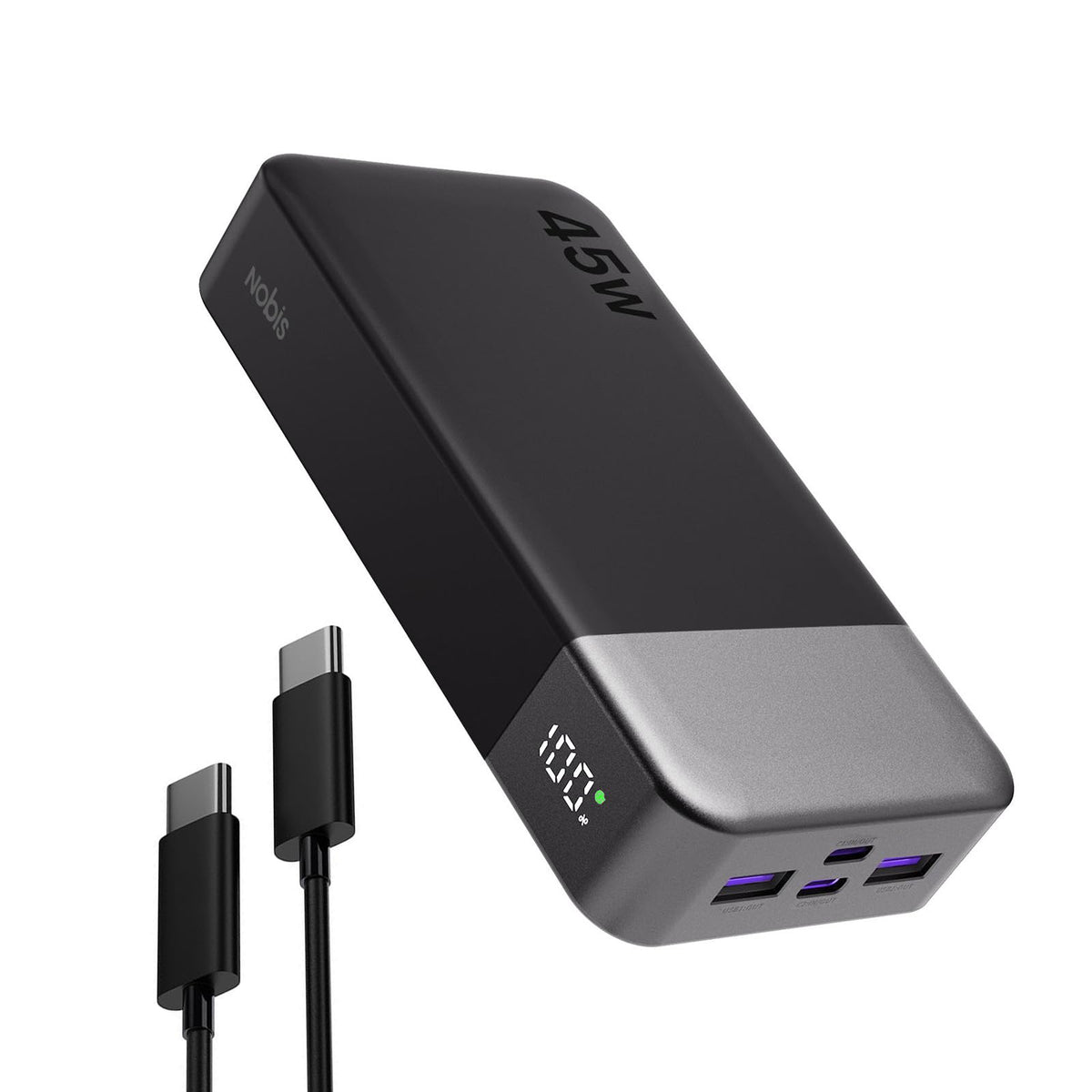 NOBIS Portable Power Bank - 45W, 20000mAh