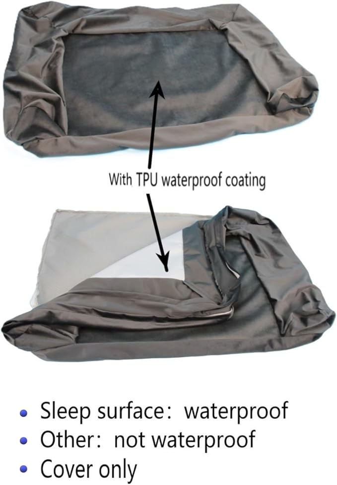 Bolster Dog Bed Removable Cover Washable 28x23