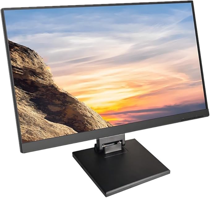 Adjustable Monitor Stand Foldable Monitor Mount for 10-27 Inch LCD TV Screens with Installing Holes 75x75mm & 100x100mm
