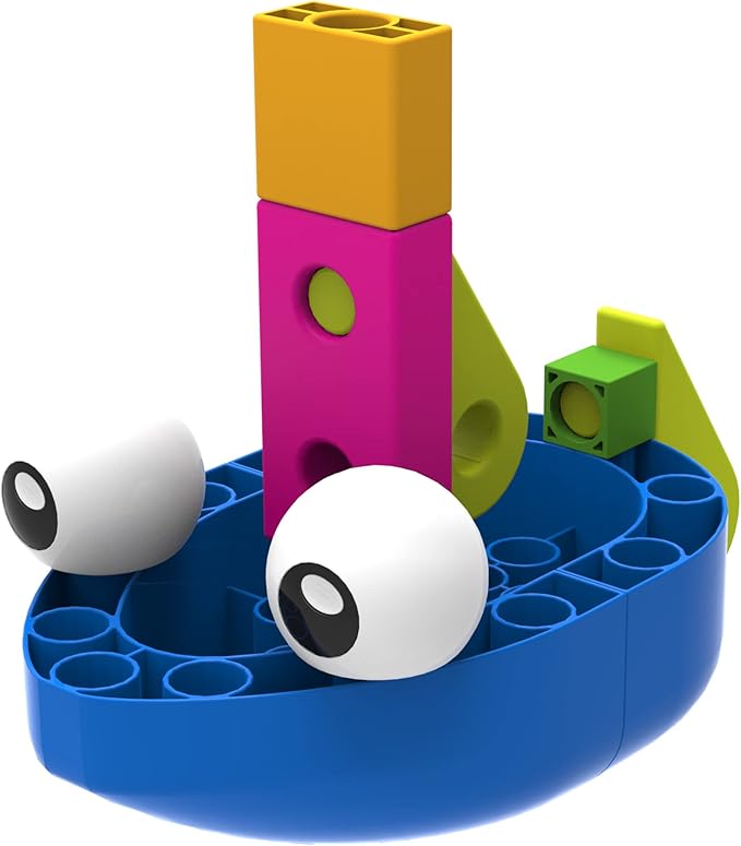 Thames & Kosmos Kids First Boat Engineer STEM Experiment Kit for Young Learners, Build 10 Non-Motorized Models, Play & Learn with Storybook Manual, Parents’ Choice Gold Award Winner