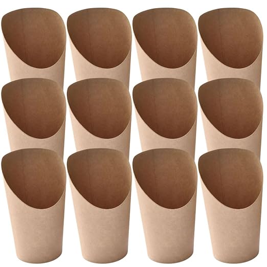 Amscan Brown BBQ Paper Food Containers (4.6" x 3.15") Pack of 20 - Perfect for Picnics, Parties & Celebrations