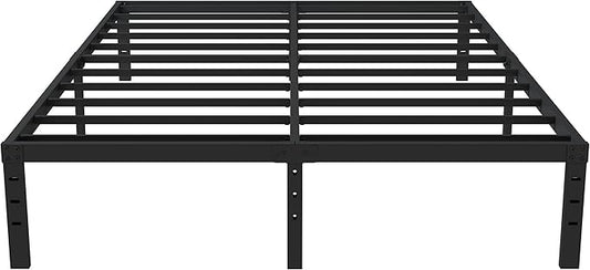 16 Inch King Bed Frame Heavy Duty Metal Platform King Size Bed Frames with 14 Inch Storage, Easy Assembly 3,500 lbs Steel Slats Support Mattress Foundation, Black