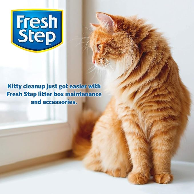 Fresh Step Cat Litter Crystals in Fresh Scent - Cat Litter Box Deodorizer - Combats Odors and Neutralizes Smells to Keep Your Home Clean, 15 Ounce