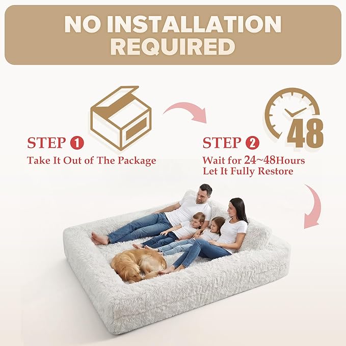 HABUTWAY Convertible Sofa Bed,3-in-1 Folding Futon Sofa Bed with Pillow, Foldable Sleeper Sofa Bed with Removable Cover,Plush Boneless Floor Chair Couch Lounge for Living Room,(Queen,White)