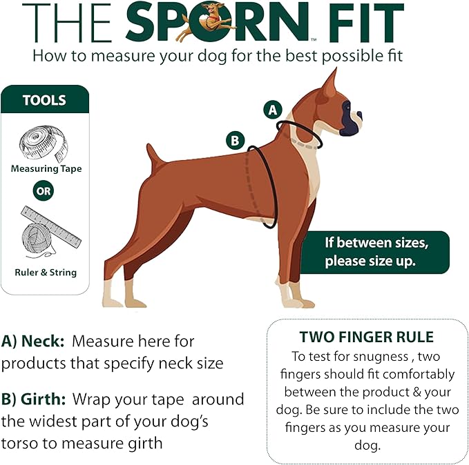 SPORN! Nylon Non Pulling Dog Harness, Small, Red