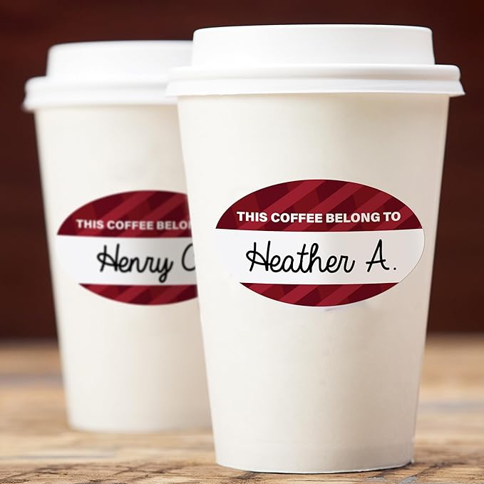 Avery Printable Blank Oval Labels, 2" x 3-1/3", Matte White, 200 Customizable Labels (22570)