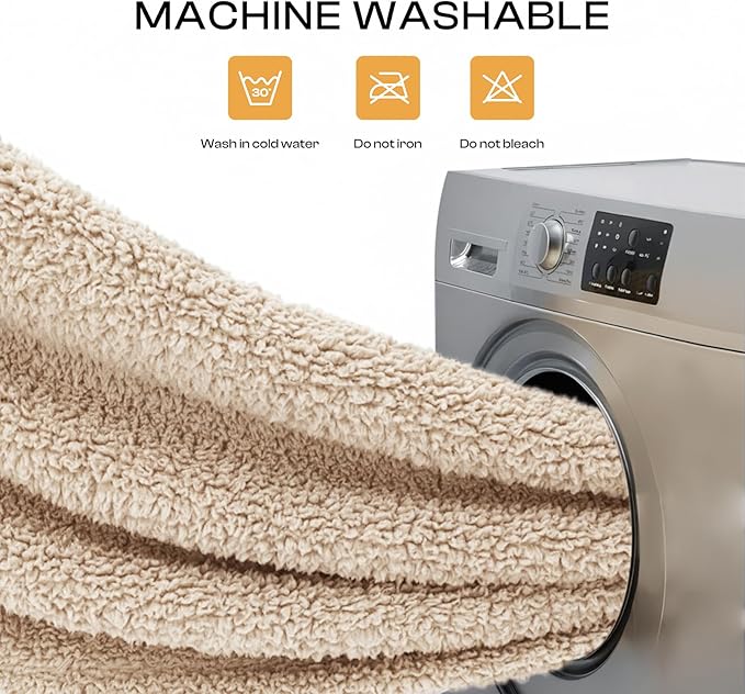 Luciphia 1 Pack 3 Calming Dog Blanket Fluffy Premium Fleece Pet Blankets Soft Sherpa Throw for Dogs Puppy Cat Beige/Pink/HazeBlue Medium (30" x20")