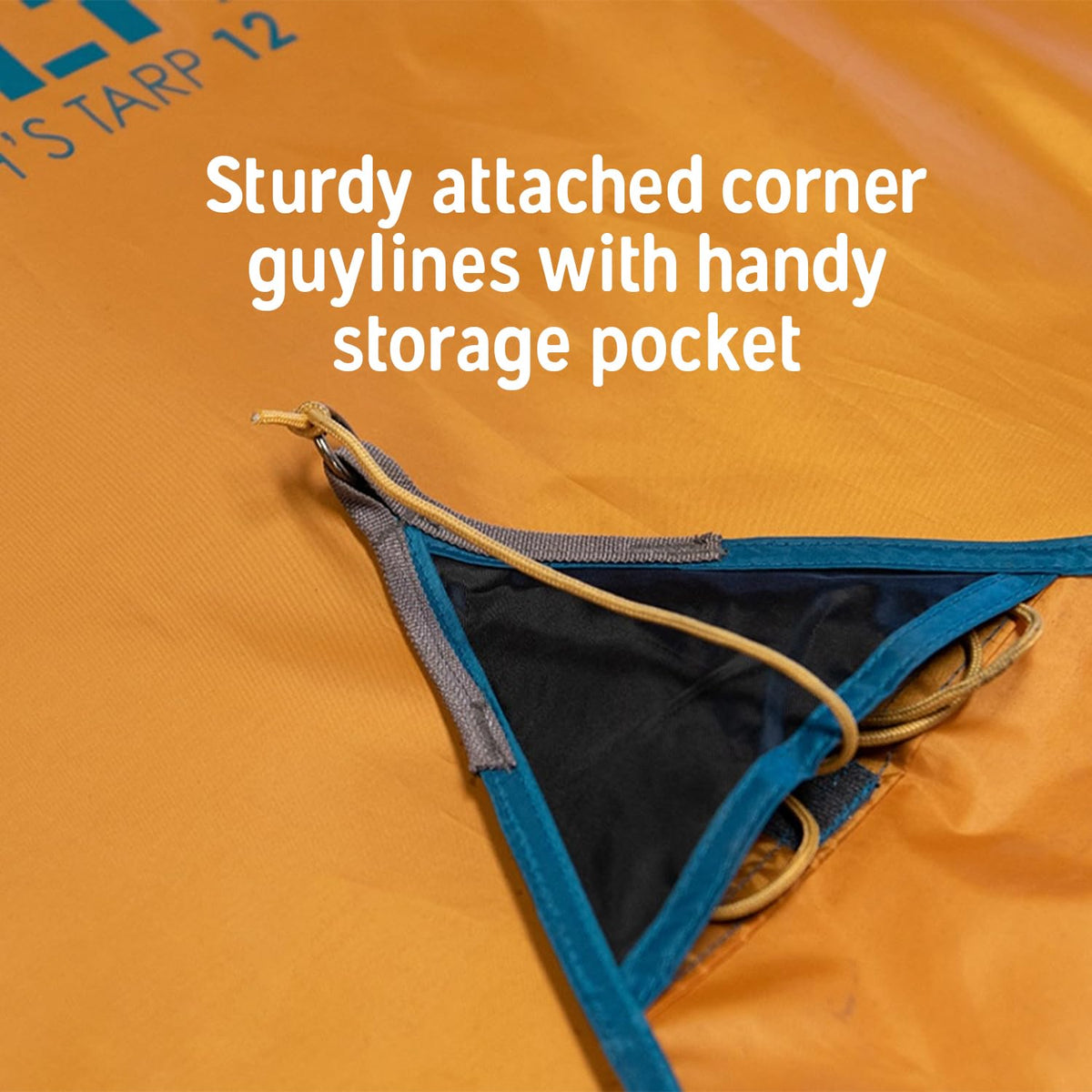 Kelty Noah’s Tarp Sun Shelter and Multi-Use Awning Rainfly, Portable Canopy UV Protection, Waterproof + Durable, 3 Sizes for Customized Pitch (12ft)
