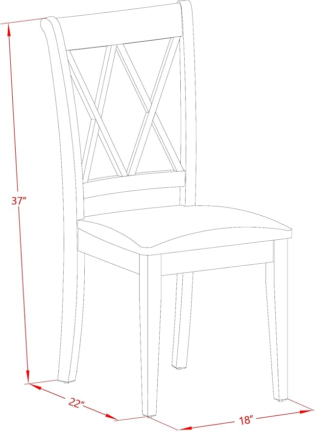 East West Furniture HBCL3-MAH-C 3 Piece Dinette Set for Small Spaces Contains a Round Dining Table with Pedestal and 2 Linen Fabric Dining Room Chairs, 42x42 Inch, Mahogany