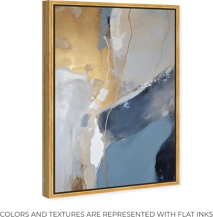 Art Remedy This Close Canvas Timeless Abstract Wall Art, Gold Frame, 30" x 45"