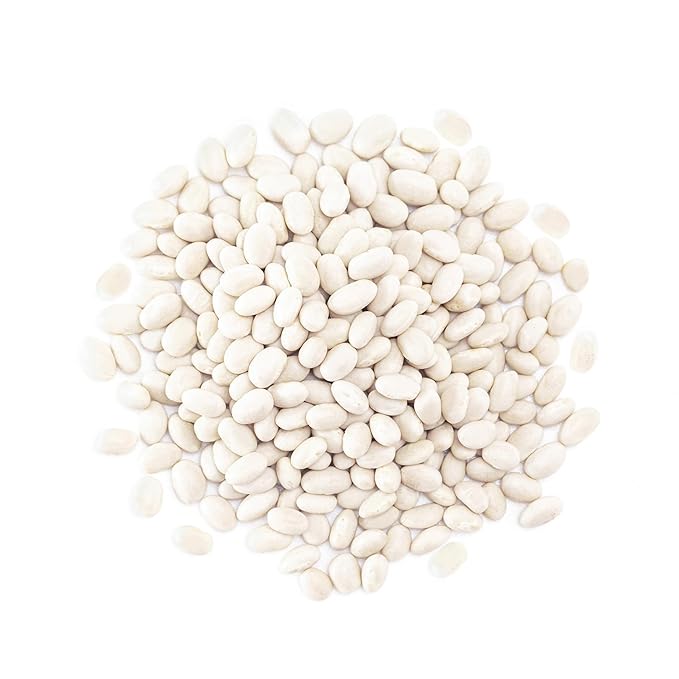 Food to Live Navy Beans, 3 Pounds Raw, Dried, Vegan, Kosher, Whole Small White Kidney Beans in Bulk, Good Source of Protein, Fiber, Folate, and Copper. Low Sodium. Great for Cooking and Soups