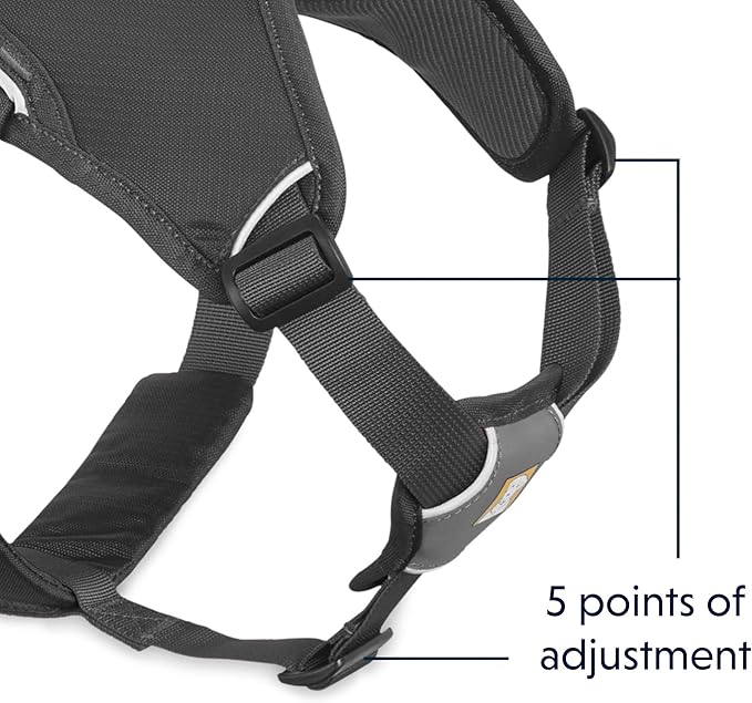 Ruffwear, Web Master, Multi-Use Support Dog Harness, Hiking and Trail Running, Service and Working, Everyday Wear, Twilight Gray, Large/X-Large