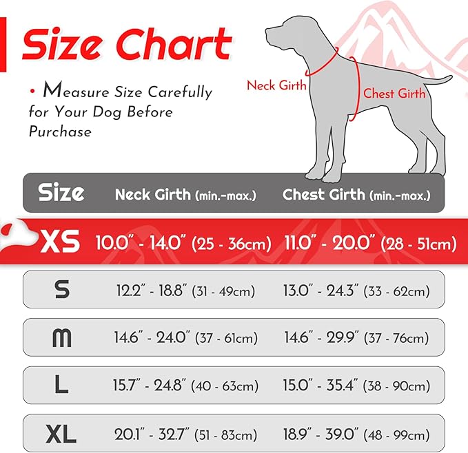 Eagloo Small Dog Harness No Pull, Service Vest with Reflective Strips and Control Handle, Adjustable and Comfortable for Easy Walking, No Choke Pet Harness with 2 Metal Rings, Red, XS