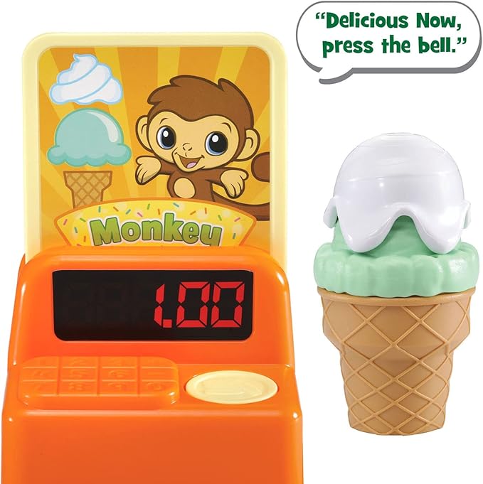 LeapFrog Scoop and Learn Ice Cream Cart Deluxe (Frustration Free Packaging), Pink