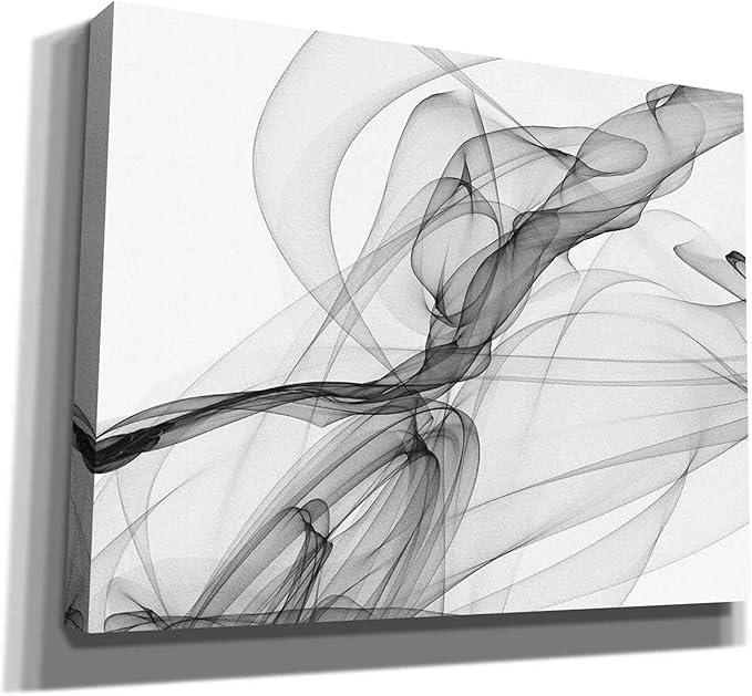 Epic Graffiti 'Abstract Black and White 18-21' by Irena Orlov, Canvas Wall Art, 34"x26"