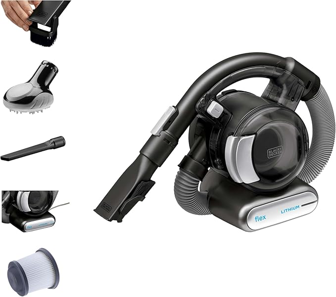 BLACK+DECKER dustbuster FLEX Cordless Handheld Vacuum, Home, Pet and Car Vacuum (BDH2020FL)