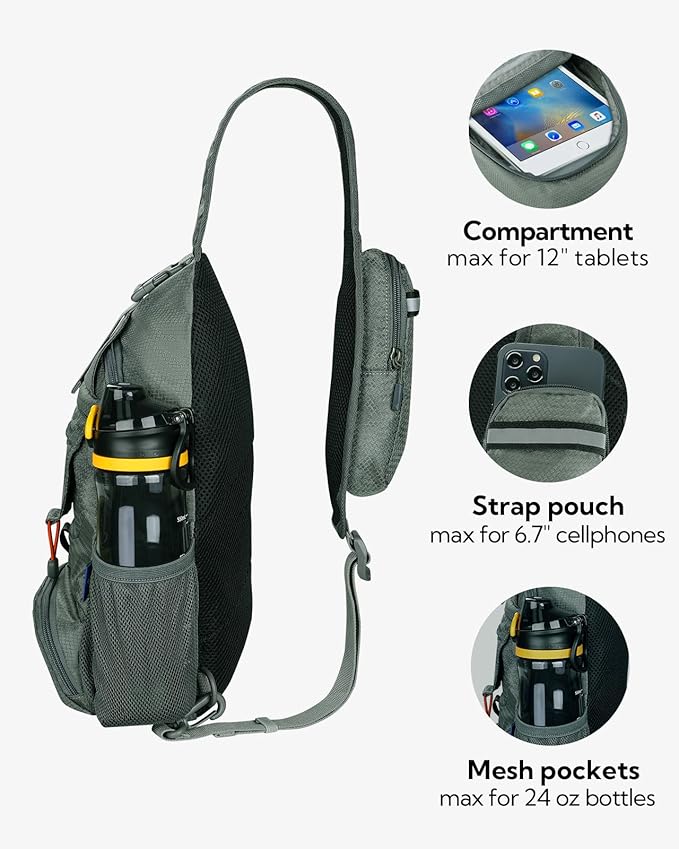 Waterfly Hiking Backpack - Small, Grey