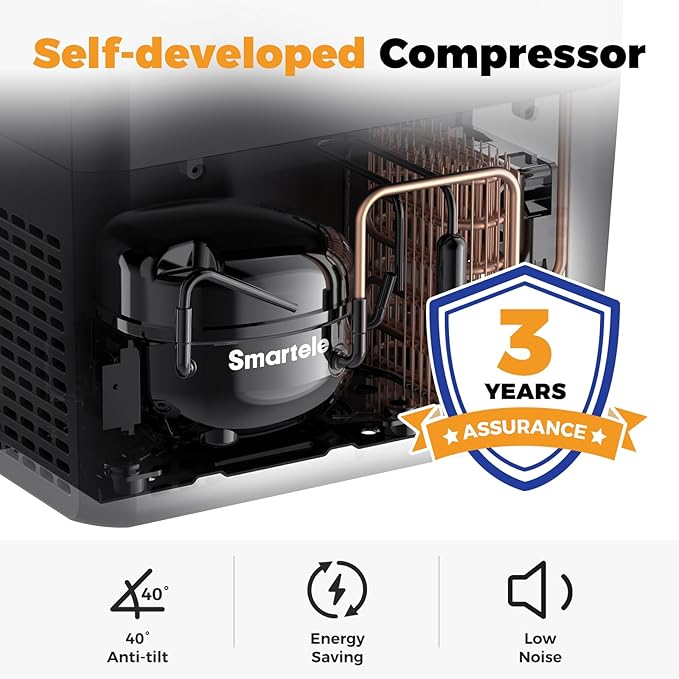 Setpower 12V Refrigerator 21 Quart Portable Freezer 50 Hours Keep Cool,Electric Cooler for Vehicles Car Refrigerator 12V Portable Fridge for Car Camping Truck Van RV SUV Road Trip Travel RF20