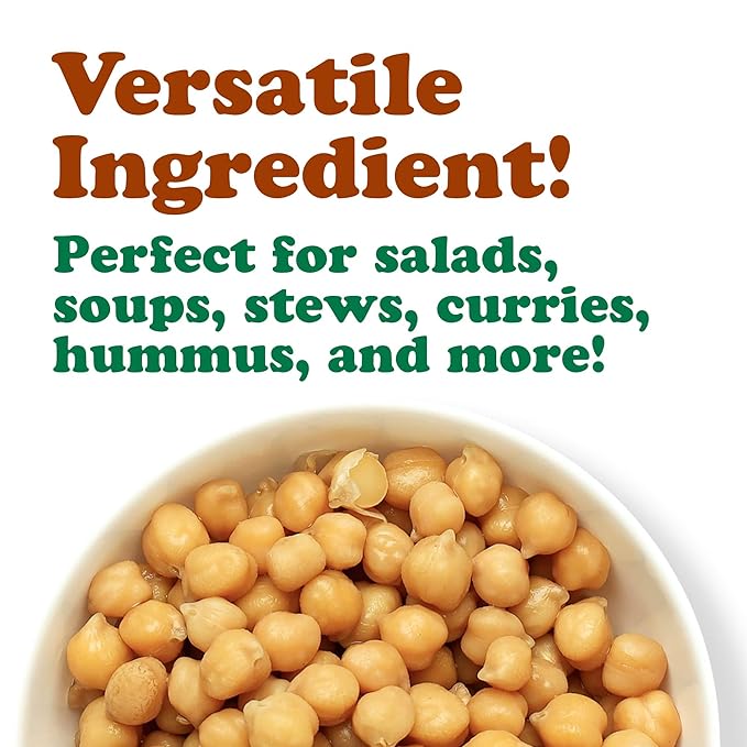 Food to Live Organic Canned Chickpeas, 14 oz (Pack of 8) - Unsalted Non-GMO Garbanzo Beans. Vegan. USDA Certified Organic. Good Source of Fiber and Protein. Wholesale. Made in Italy