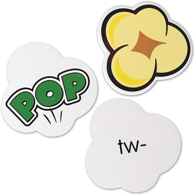 Learning Resources Pop for Blends Game,Phonics Game, 2-4 Players, 92 Cards, Ages 6+