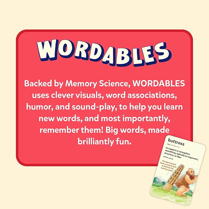 Skillmatics Vocabulary Flash Cards for SAT Prep – Learn 100 Words with Wordplay, Visuals & Soundplay, Study Aid & Educational Gift for Ages 12, 13, 14 & Up, Screen-Free Language Game