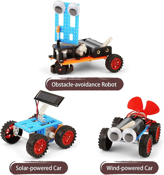 STEM Kits for Kids Crafts 6-8 8-12, Boys Gifts Toys for 6 7 8 Year Old Boy Birthday Gift Ideas, STEM Toys Crafts 6+ 7+ yr, Robotics Science Kits Activities Robot Building Age 8-10 9 10 11 12 13 14