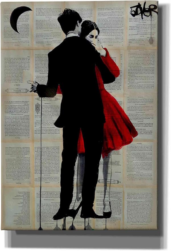 Epic Graffiti 'True Romance' by Loui Jover, Canvas Wall Art, 18"x26"