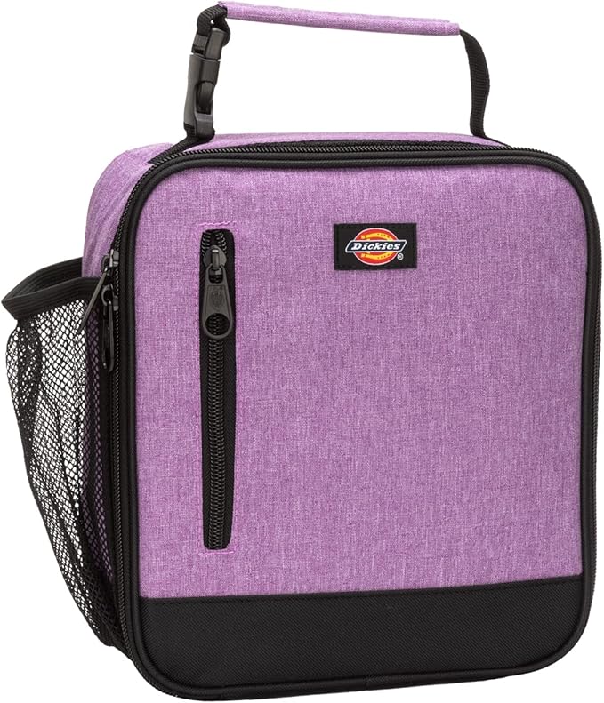 Dickies Basic Insulated Lunch Bag for Work, Thermal Reusable Office Lunch Box for Men, Women (Purple)