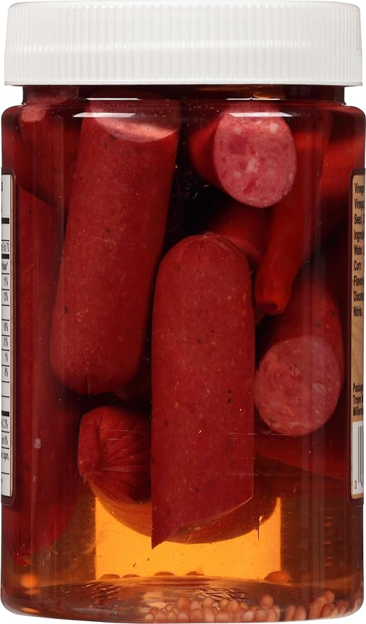 Backroad Country Pickled Smoked Polish Sausage, 8 Ounce Jar